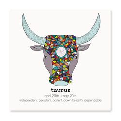 Taurus - Greeting Card
